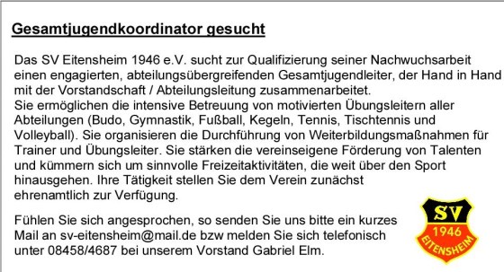 Gesamtjugendkoordinator